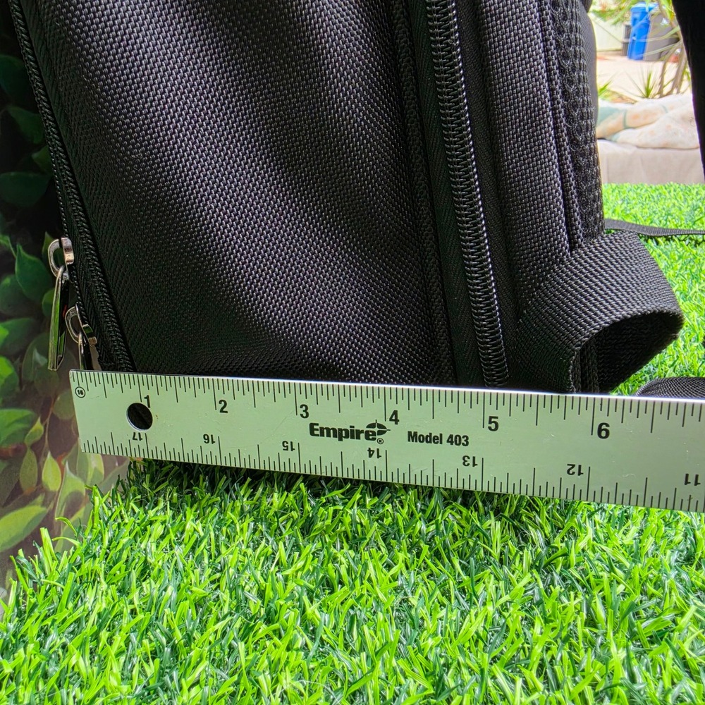 Samsonite Laptop Backpack Black Ballistic Nylon Tech Travel Bag Luggage Strap - Picture 2 of 14